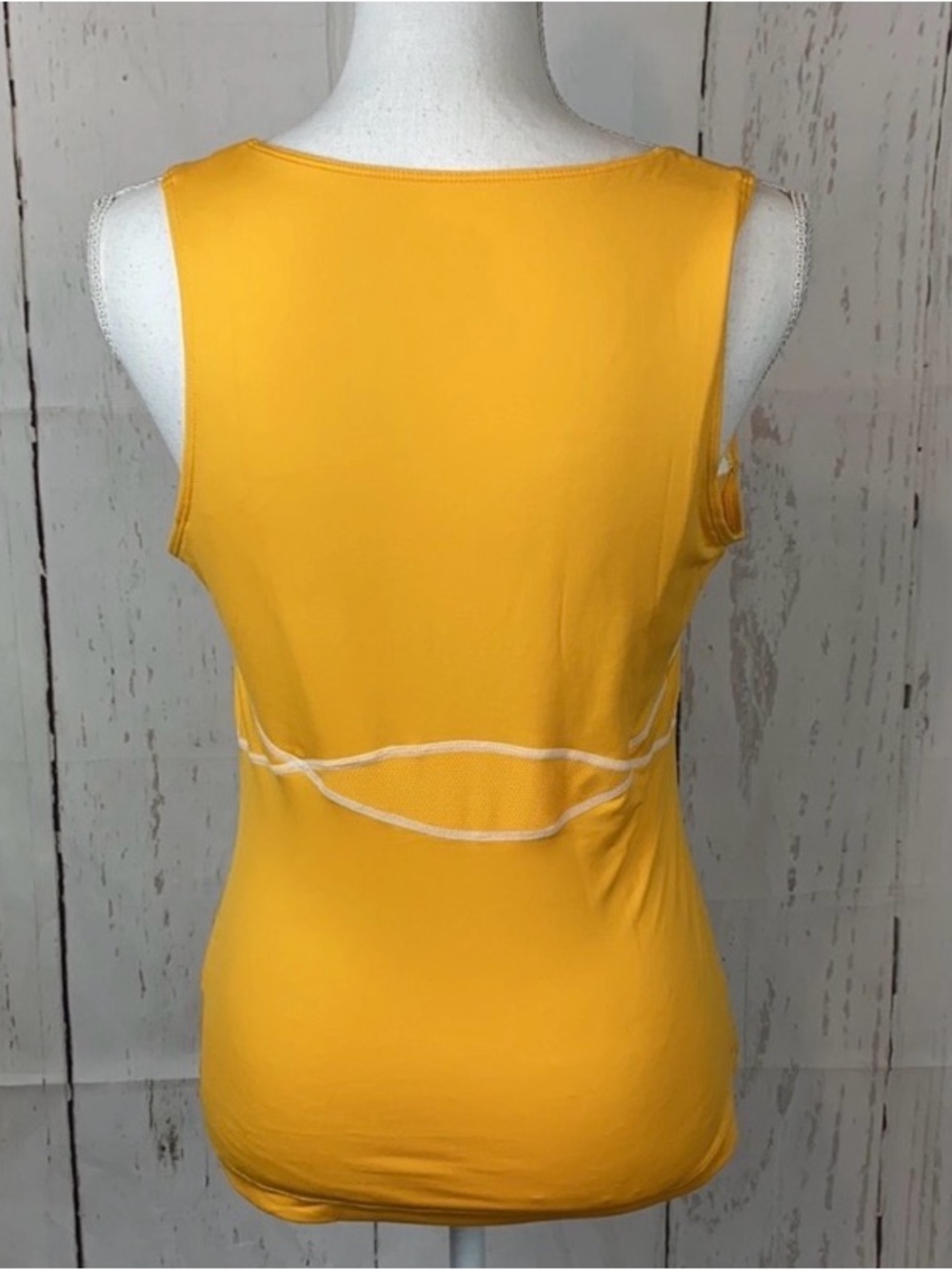 Nike Yellow & White Athletic Tank - Picture 4 of 5